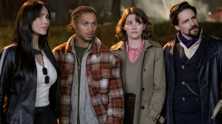 Charlie, Connor, Lysa, and Vikram Chamberlain reunite on "The Librarians: The Next Chapter" (2025-present)