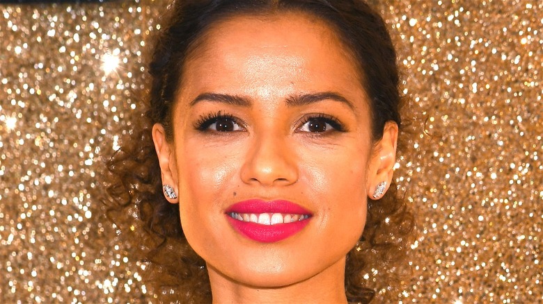 Gugu Mbatha-Raw smiling