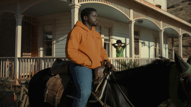 O.J. And Emerald outside ranch 