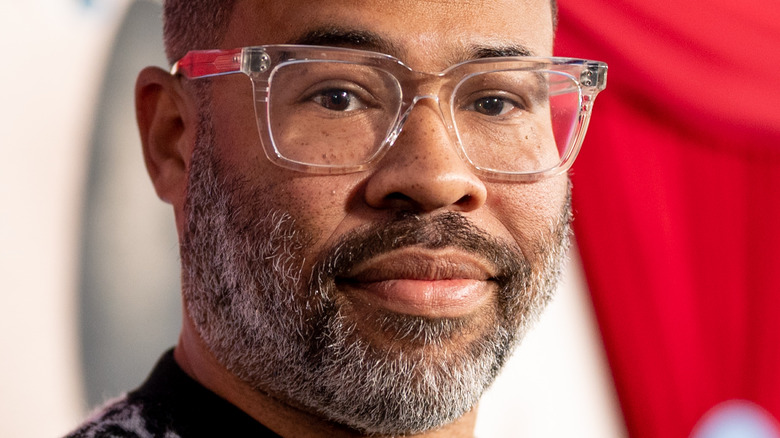 Jordan Peele, beard and glasses