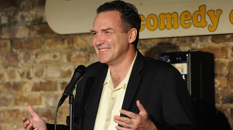 Norm MacDonald performing at the Stress Factory on April 24, 2009 in New Brunswick, New Jersey