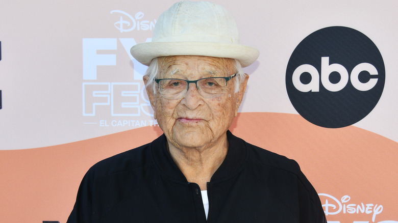 Norman Lear posing