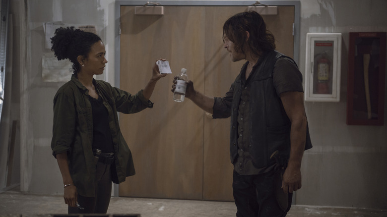 Daryl and Connie talking