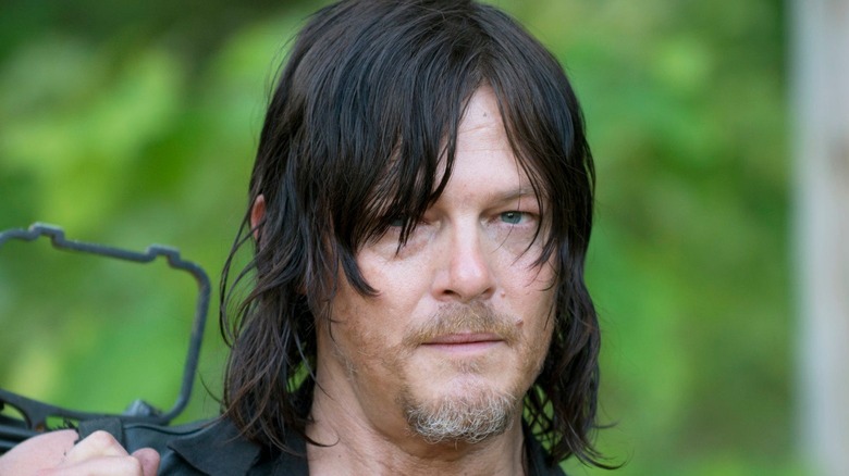 Daryl looking stern