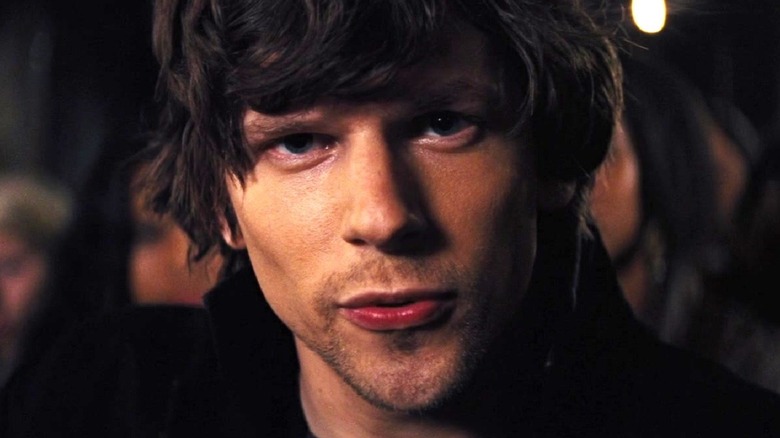 Jesse Eisenberg talking