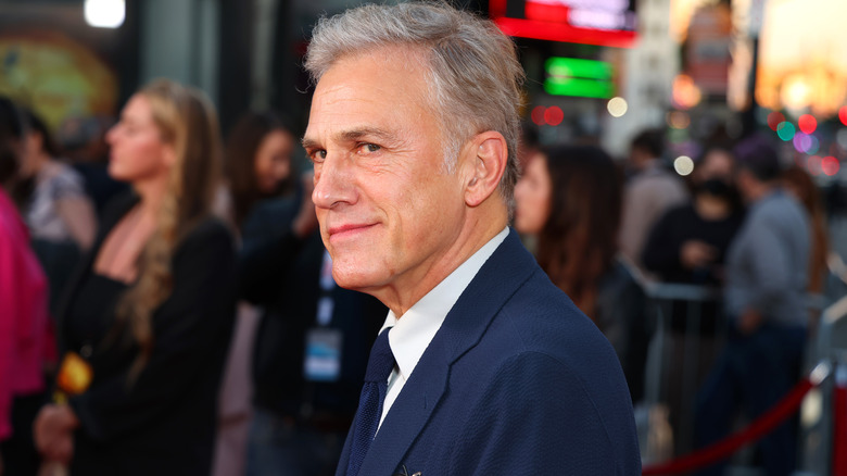 Christoph Waltz smirking