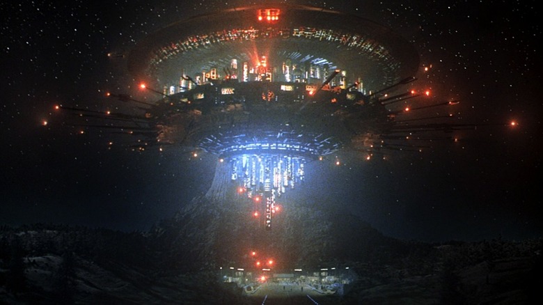 the mothership descends