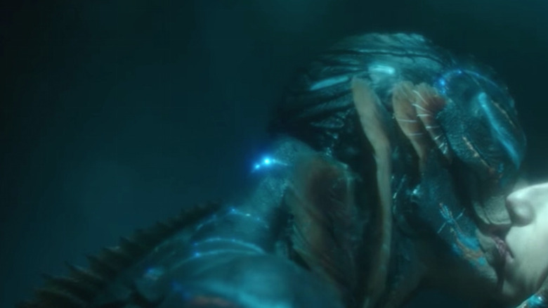 Sally Hawkins and Doug Jones in The Shape of Water