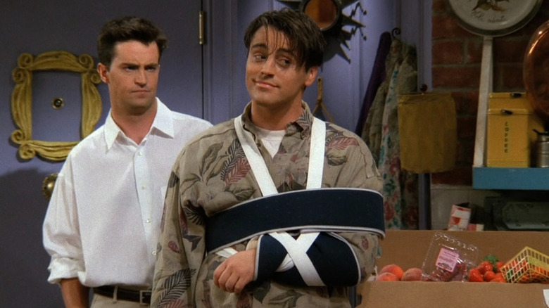 Joey in sling by Chandler