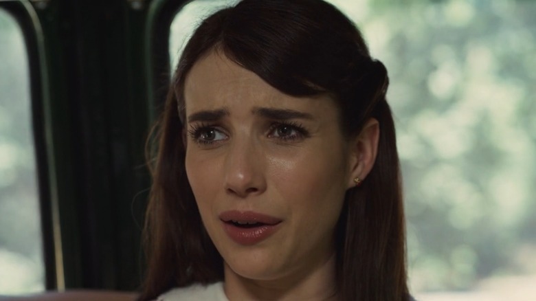 Brooke looking upset