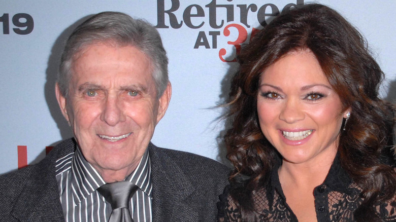 Pat Harrington Jr. and Valerie Bertinelli at event