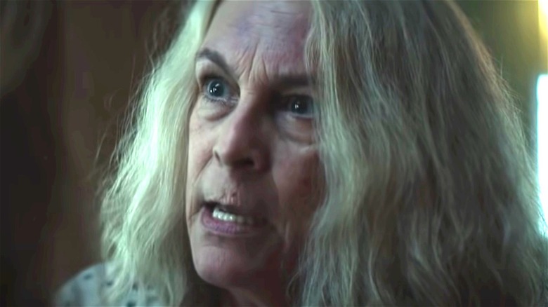 Laurie Strode panicking