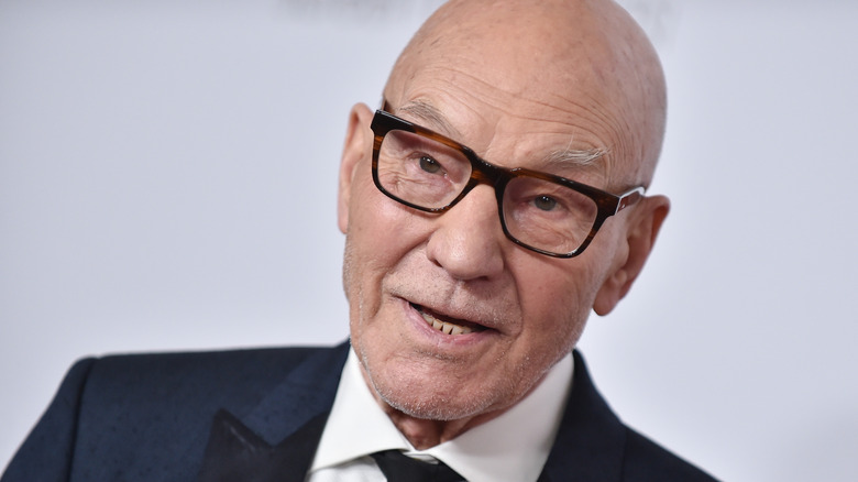 Close-up of Patrick Stewart