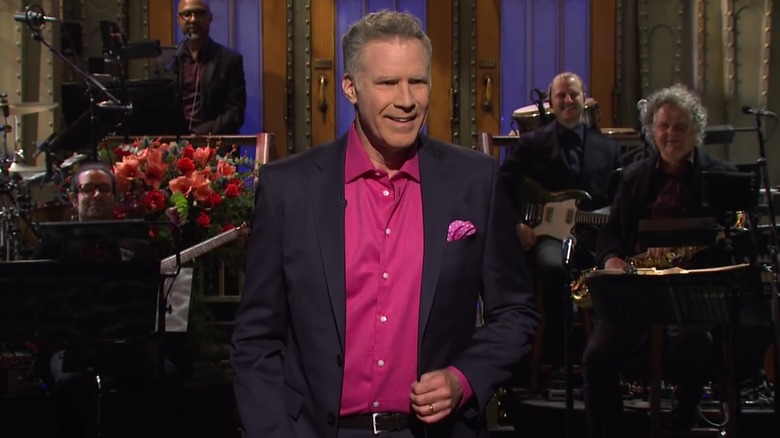Will Ferrell performing SNL monologue