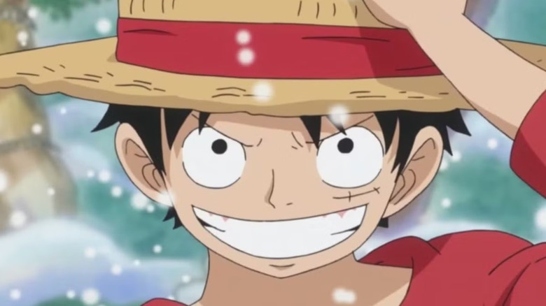 Luffy smiling
