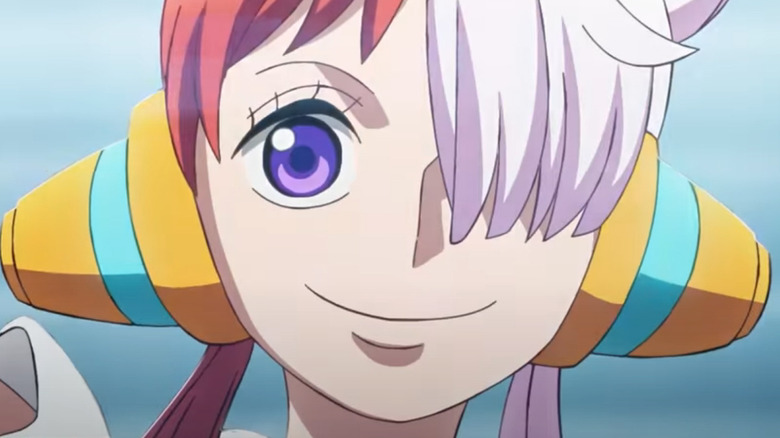 One Piece Uta Face Smiling