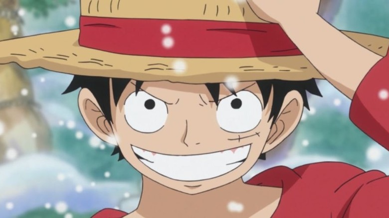 Monkey D. Luffy grinning