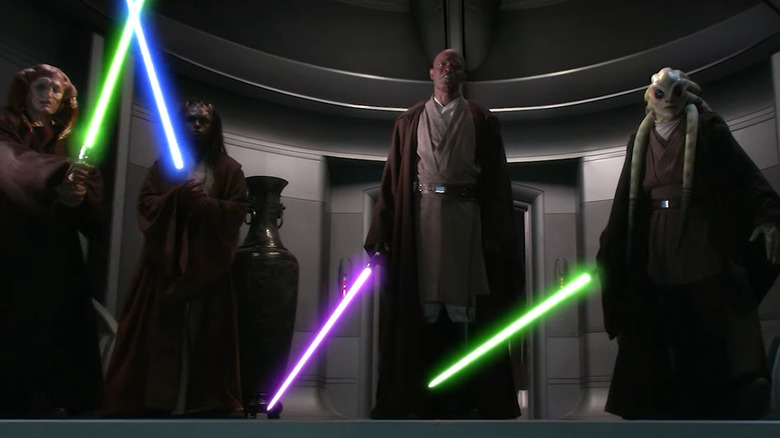 Jedi Masters preparing for combat