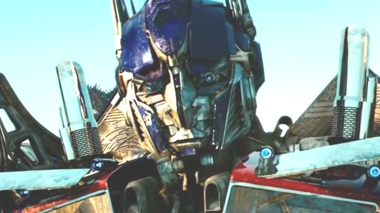 Optimus Prime closeup