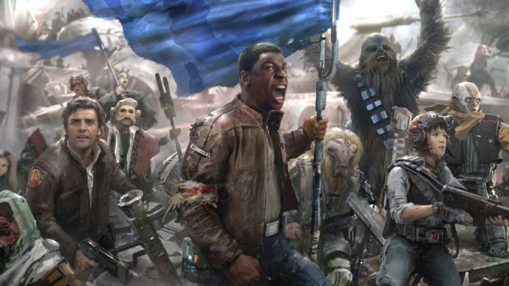 Concept art from the original script for Star Wars Episode IX