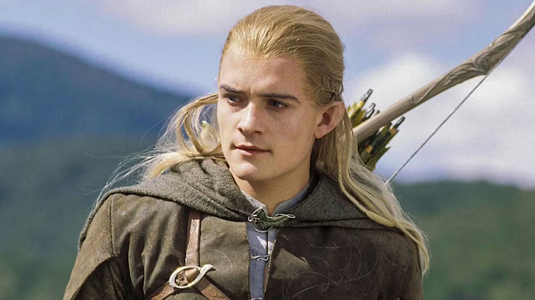 Legolas gazes into the distance in 