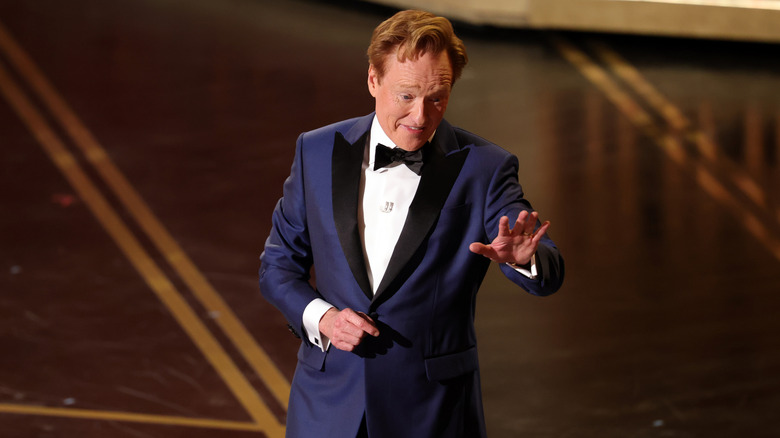 Conan O'Brien engaging in some banter at the 98th Academy Awards (2026)
