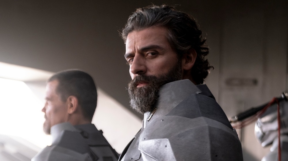 Oscar Isaac as Duke Leto Atreides in 2021's Dune