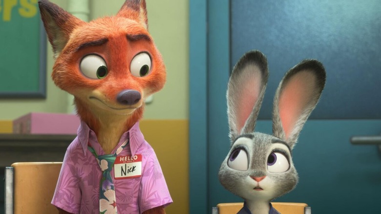 Nick and Judy in Zootopia 2