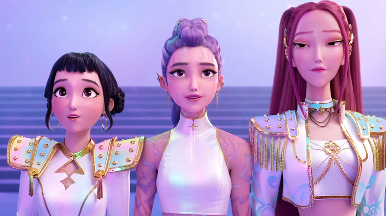 Hunter/X girl group in K-Pop Demon Hunters