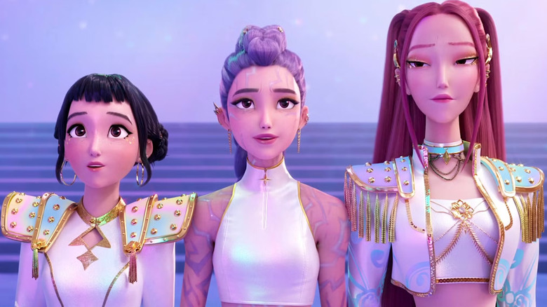 Hunter/X girl group in K-Pop Demon Hunters