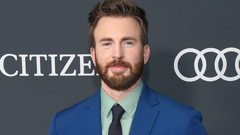 Chris Evans smiling