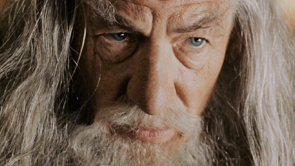 Gandalf staring