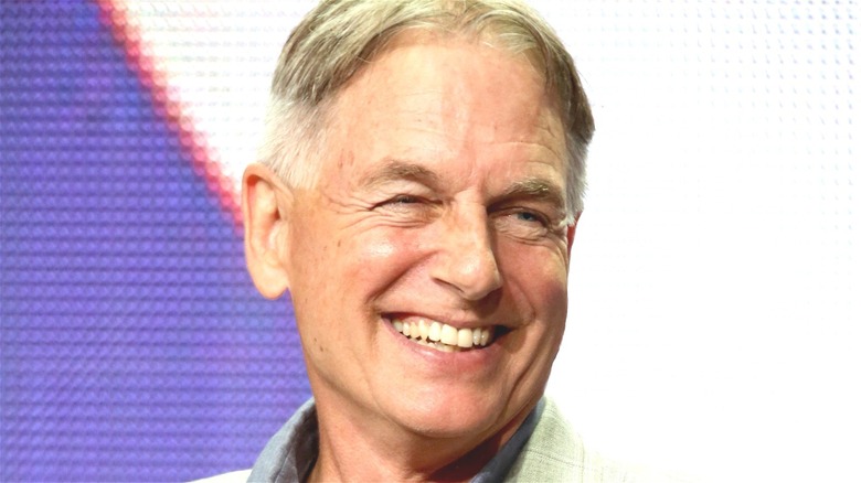 Mark Harmon smiling