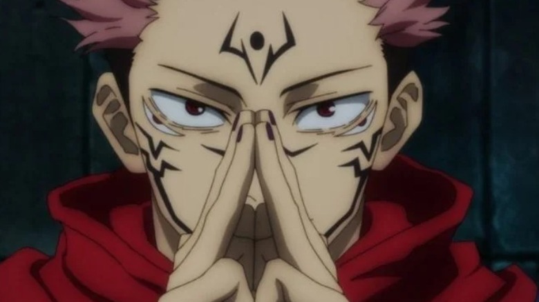 Sukuna taking over Yuji's body
