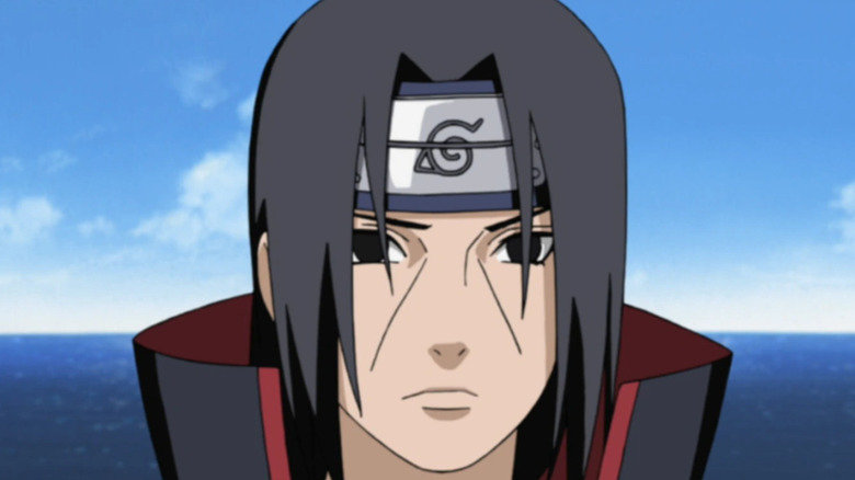 Itachi Uchiha frowning