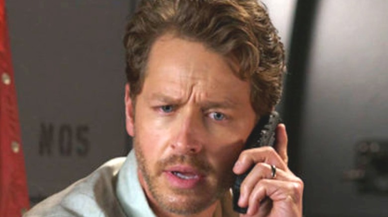 Josh Dallas on phone