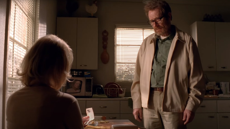 Walter and Skyler White talking