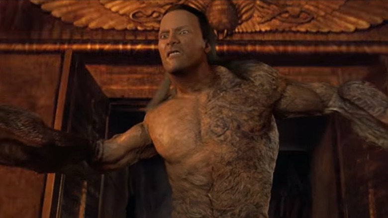 Dwayne Johnson as the Scorpion King