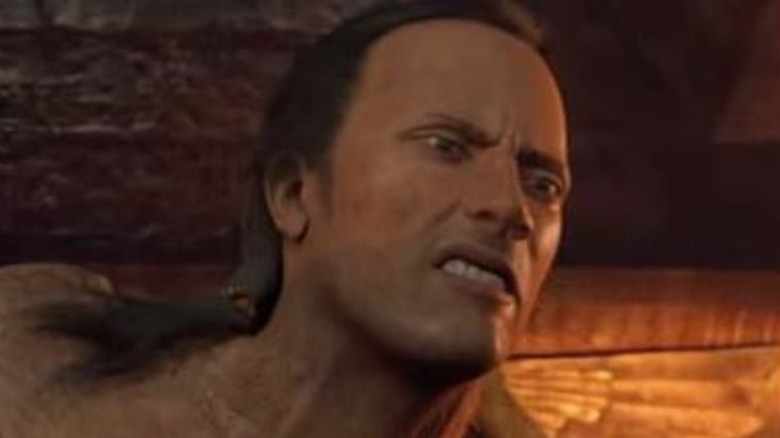 Dwayne Johnson as the Scorpion King