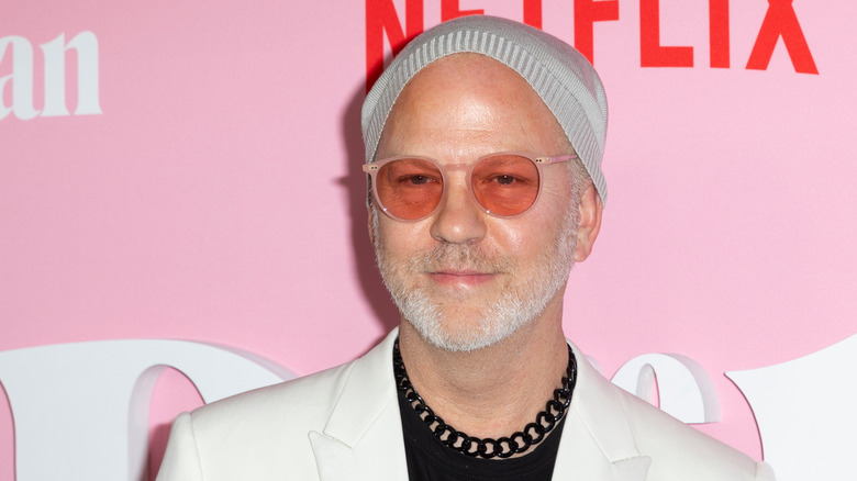 Ryan Murphy in sunglasses and beanie