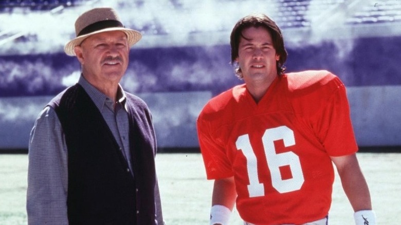 Gene Hackman and Keanu Reeves