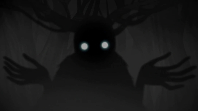 The Beast shurgging