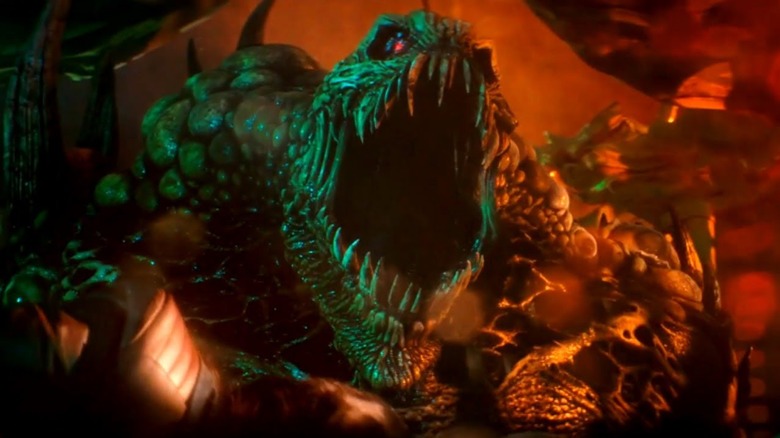 An undead beastie from Resident Evil: Welcome to Raccoon City (2021)