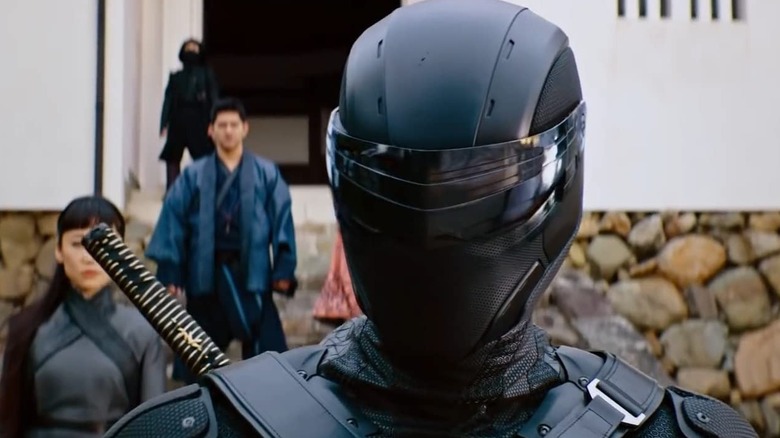 Snake Eyes all suited up for battle in Snake Eyes: G.I. Joe Origins (2021)