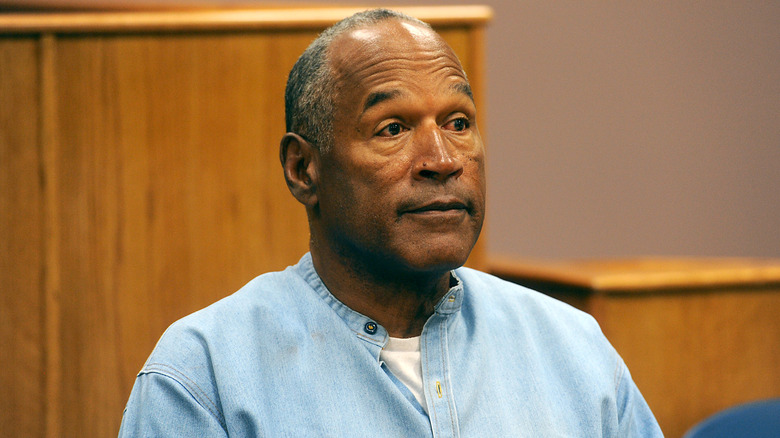 O.J. Simpson in court