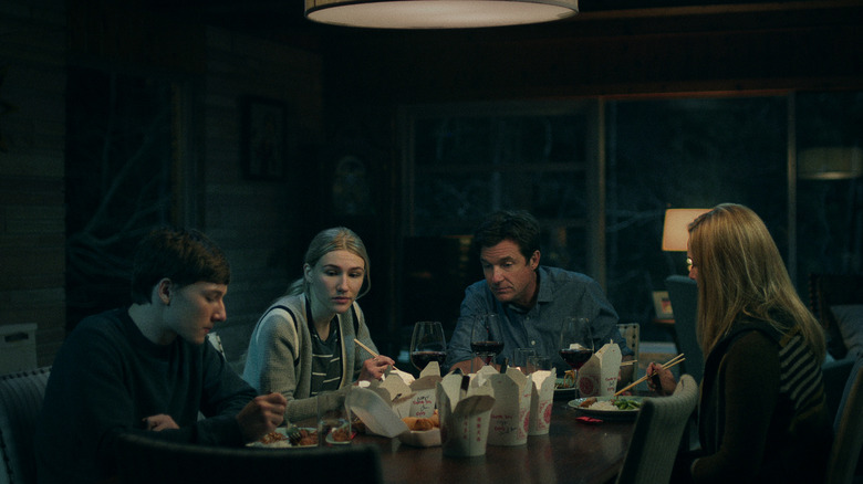 All four members of the Byrde family in Ozark