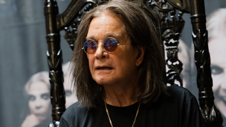 Ozzy Osbourne smiling