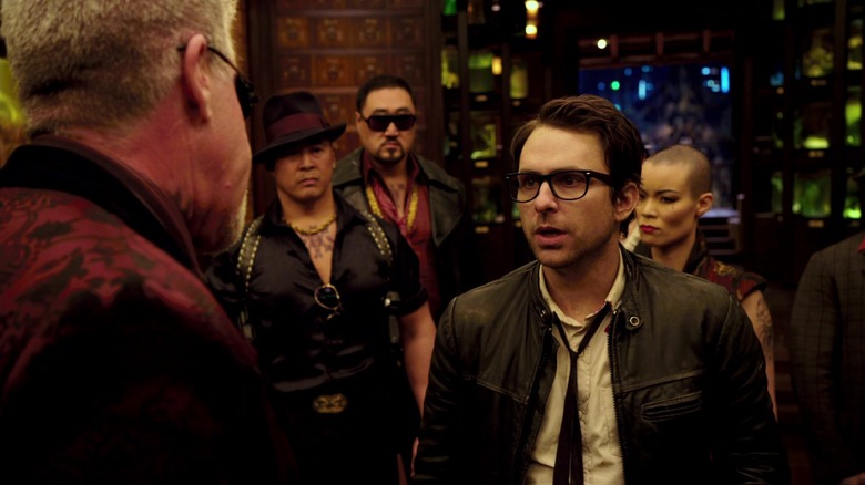 Charlie Day looking all messy