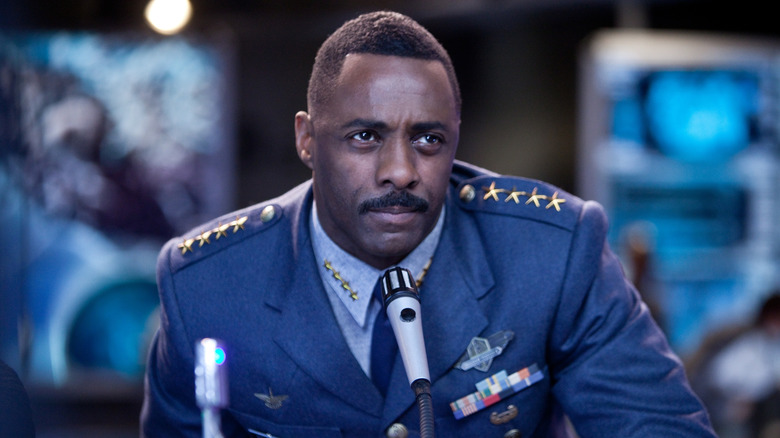 Idris Elba in uniform