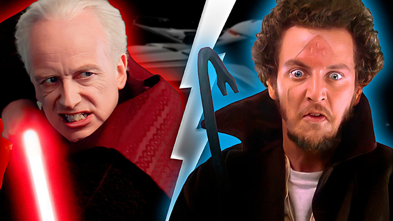 Emperor Palpatine and Marv Murchins side-by-side